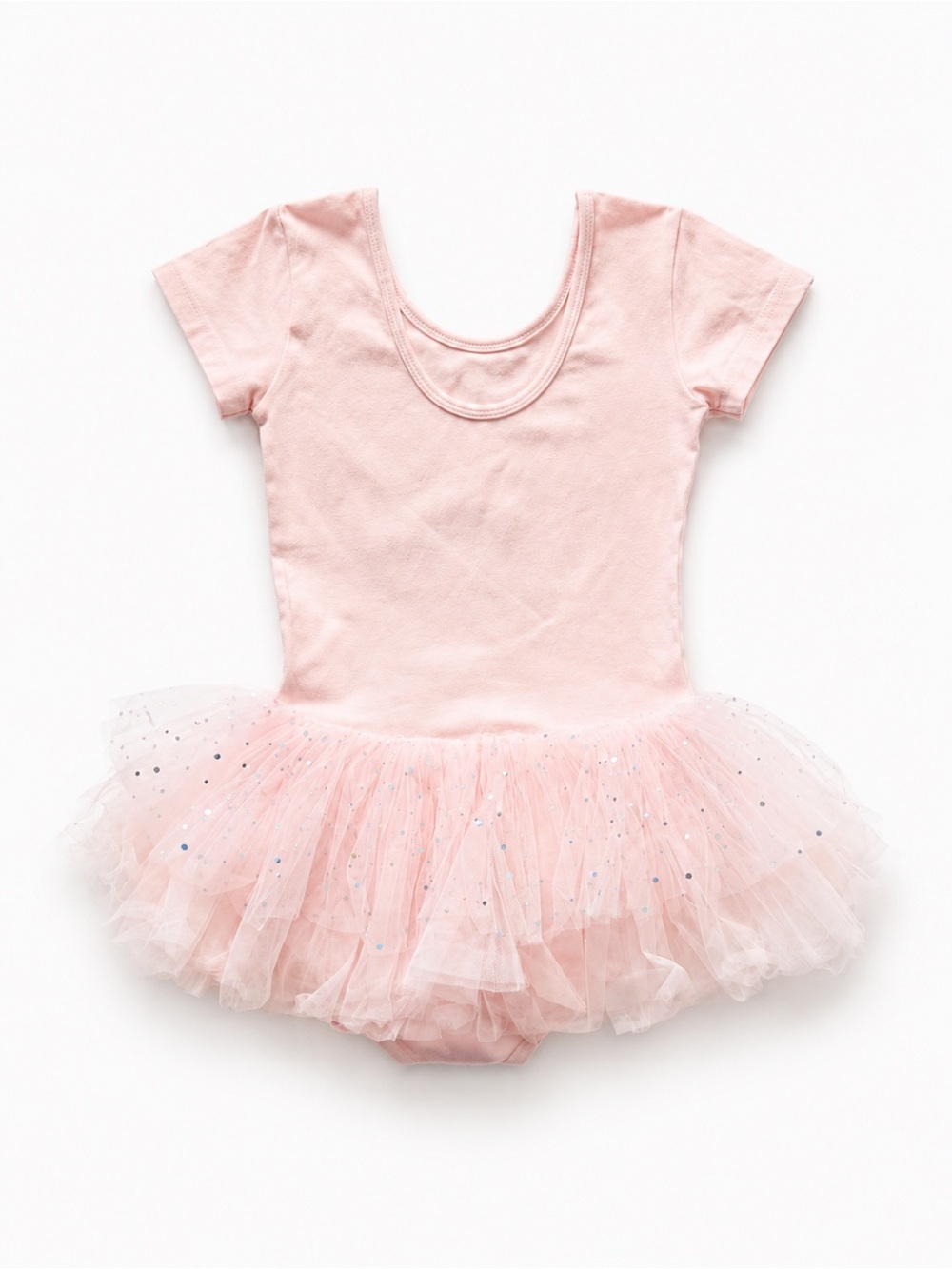Pink Ballet Tutu Leotard Set with NEW 90D Dance Tights – Size 130 - Picture 3 of 5